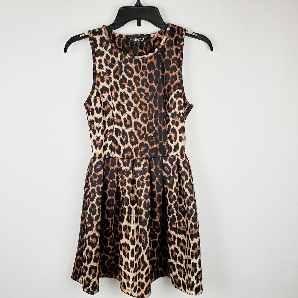 TopShop leopard print dress. R10 - Picture 1 of 5